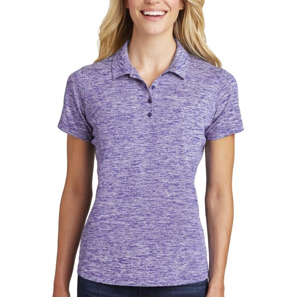 Women's Electric Heather Polo Thumbnail