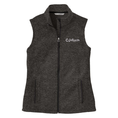 CJ - Women's Sweater Fleece Vest Thumbnail