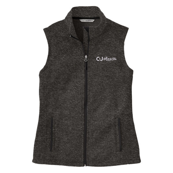 CJ - Women's Sweater Fleece Vest Thumbnail