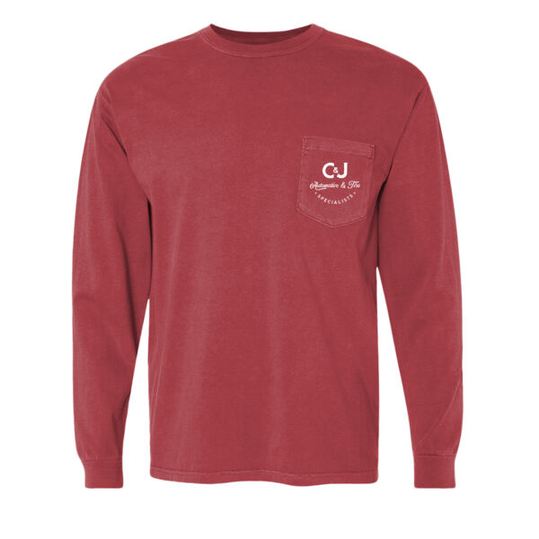 CJ - Comfort Colors® Pocket T-Shirt, Long-Sleeve Thumbnail