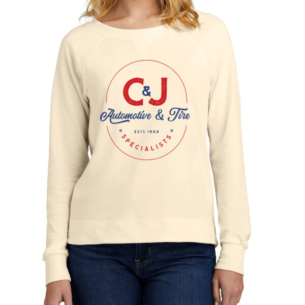 CJ - Women's French Terry Crewneck Thumbnail