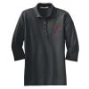 Ladies Silk Touch 3/4 Sleeve Polo Thumbnail
